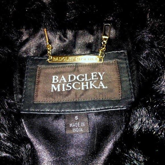 Black Badgley Mischka jacket size small - Picture 4 of 8